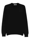 Fileria Ribbed Sweater In Black