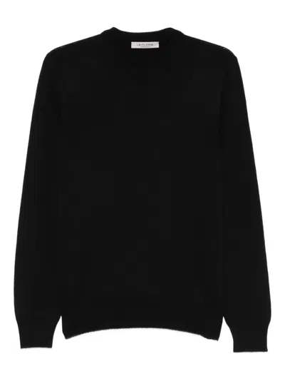 Fileria Ribbed Sweater In Black