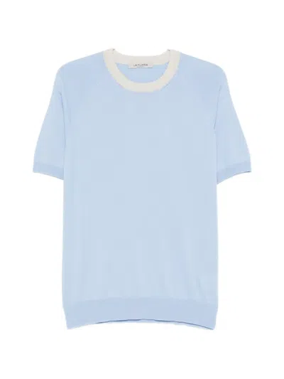 Fileria Round-neck T-shirt In Blue