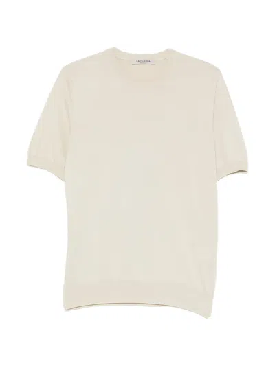 Fileria Short-sleeve Crew-neck T-shirt In Neutral