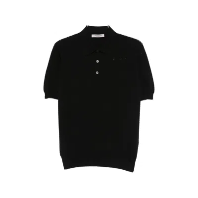 Fileria Short-sleeve Polo Shirt In Black