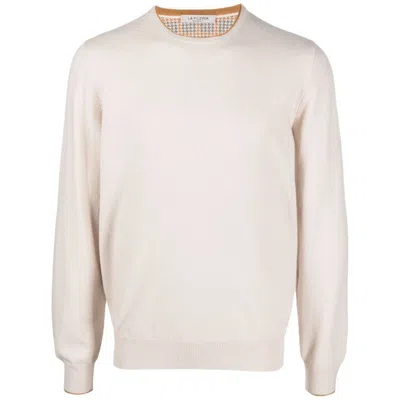 Fileria Elbow-patches Pullover Jumper In Beige