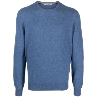 Fileria Fine-knit Cashmere Jumper In Blue