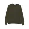 Fileria Crew-neck Cashmere-blend Jumper In Green