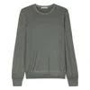 Fileria Sweaters Green In Gray