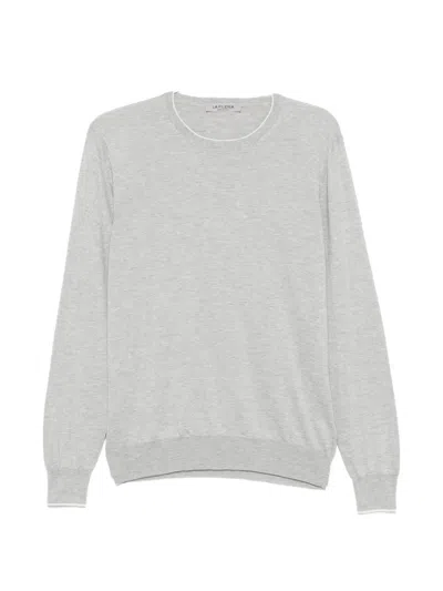 Fileria Trimmed Knitted Sweater In Multi