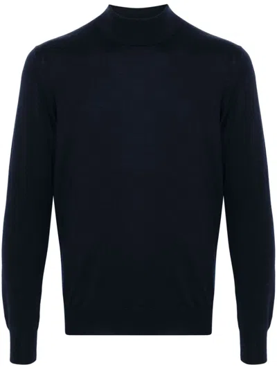 Fileria Virgin-wool Sweater In Blue