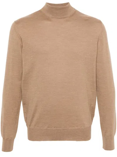 Fileria Virgin-wool Sweater In Neutrals