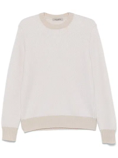 Fileria Waffle-knit Sweater In Multicolor