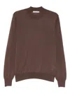 Fileria Wool Sweater In Brown