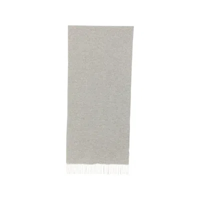 Fileria Wool-blend Scarf In Gray