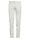 Filetto Man Pants Light Grey Size 34 Cotton, Elastane In Gray
