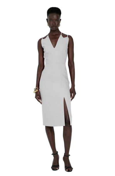 Filiarmi Genevieve White Midi Dress