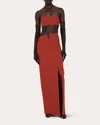 Filiarmi Women's Yui Suki Stretch-crepe Bandeau Top And Maxi Skirt Set In Red