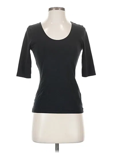 Pre-owned Filippa K 3/4 Sleeve T-shirt In Black