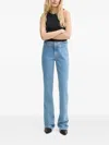 Filippa K 90s Stacked Bootcut Jeans In Blue