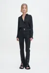 Filippa K 90s Stretch Button Front Jeans In Black
