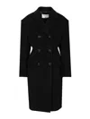 Filippa K Harper Double-breasted Coat In Black