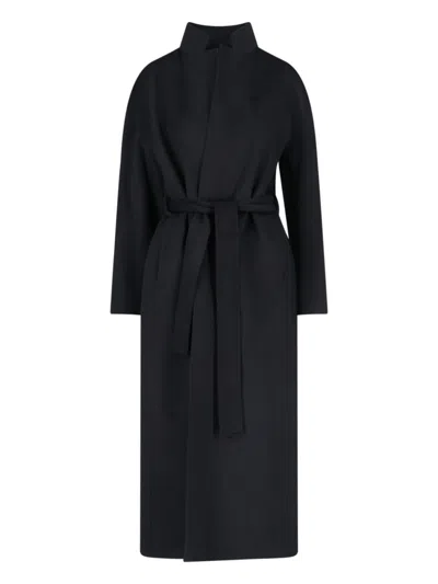 Filippa K Alexa Wool-cashmere Blend Long Coat In Blau