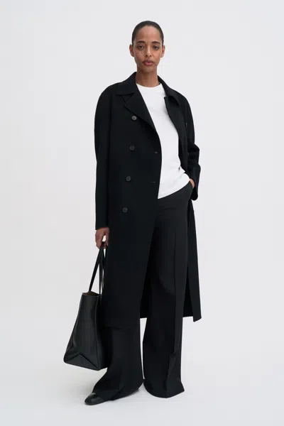 Filippa K Amelia Doublé Coat In Black