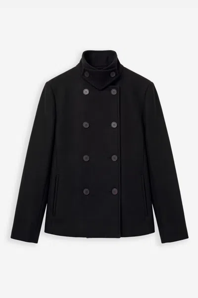 Filippa K Amelia Doublé Peacoat In Black
