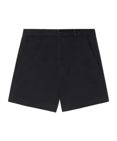 Filippa K Baggy Cotton Shorts In Black