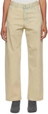 Filippa K Beige Baggy Jeans In Neutral
