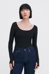 Filippa K Ballet Top In Black