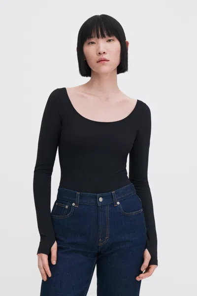 Filippa K Ballet Top In Black