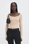 Filippa K Ballet Top In Brown