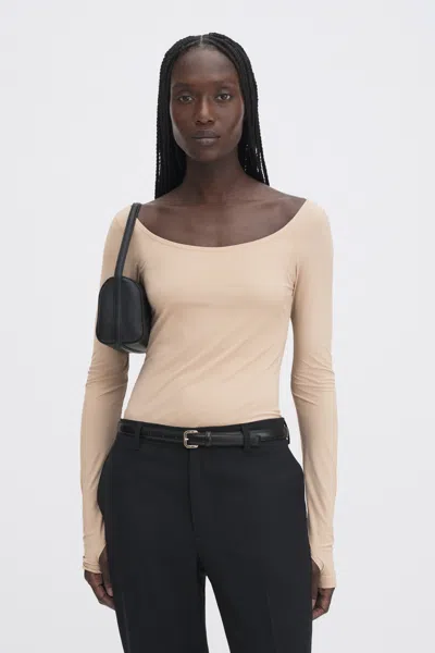 Filippa K Ballet Top In Brown