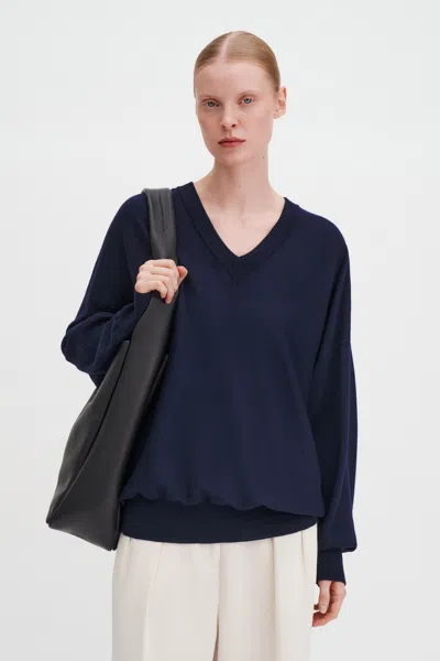 Filippa K Batwing Sweater In Blue