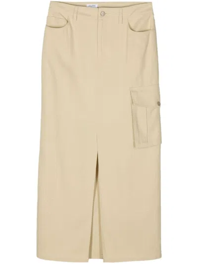 FILIPPA K BEIGE CREPE CARGO SKIRT