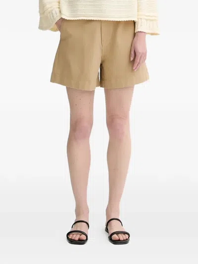 Filippa K Beige Shorts In Brown