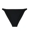 Filippa K Ruched-side Bikini Bottoms In Black