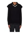 Filippa K Cable Knit Mohair Blend Vest In Black