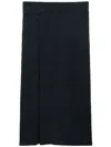 Filippa K Ribbed Knit Skirt In Black