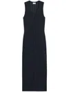 Filippa K Organic Cotton Long Dress In Black