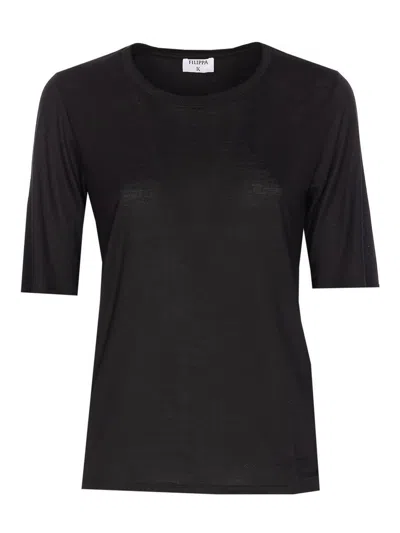 Filippa K Black Elena T-shirt