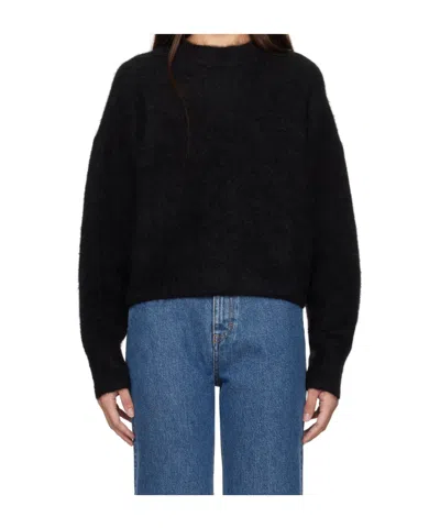 FILIPPA K BLACK FLUFFY SWEATER