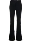 Filippa K Black Technical Fabric With Medium Rise In Black