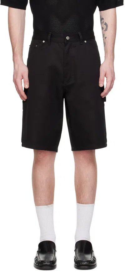 Filippa K Organic Cotton Shorts In Black