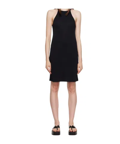 Filippa K Strap Jersey Dress In Black