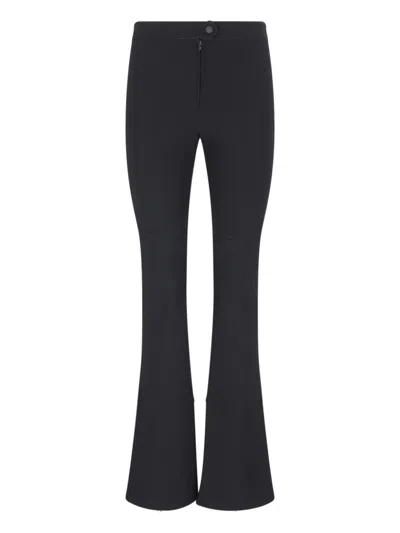 FILIPPA K BLACK TECHNICAL FABRIC WITH MEDIUM RISE