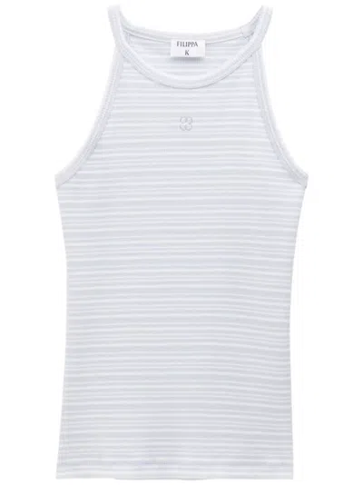 FILIPPA K BLUE/WHITE STRIPED TANK TOP