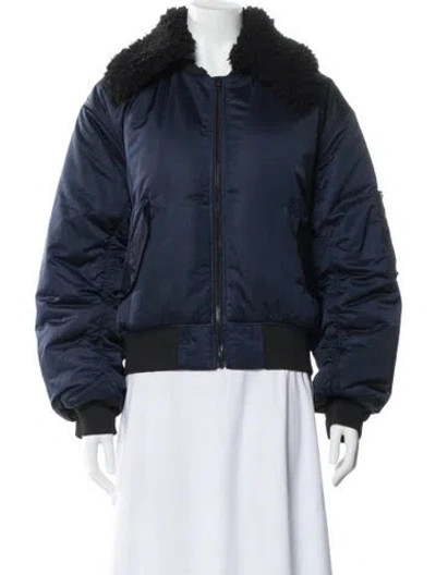 Pre-owned Filippa K Bomber Jacket In Blue