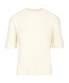Filippa K Braid Knit T-shirt In Neutral