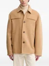 Filippa K Buttoned Jacket In Nude