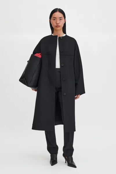 Filippa K Camilla Doublé Coat In Black