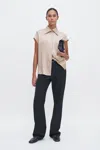 Filippa K Cap Sleeve Silk Blouse